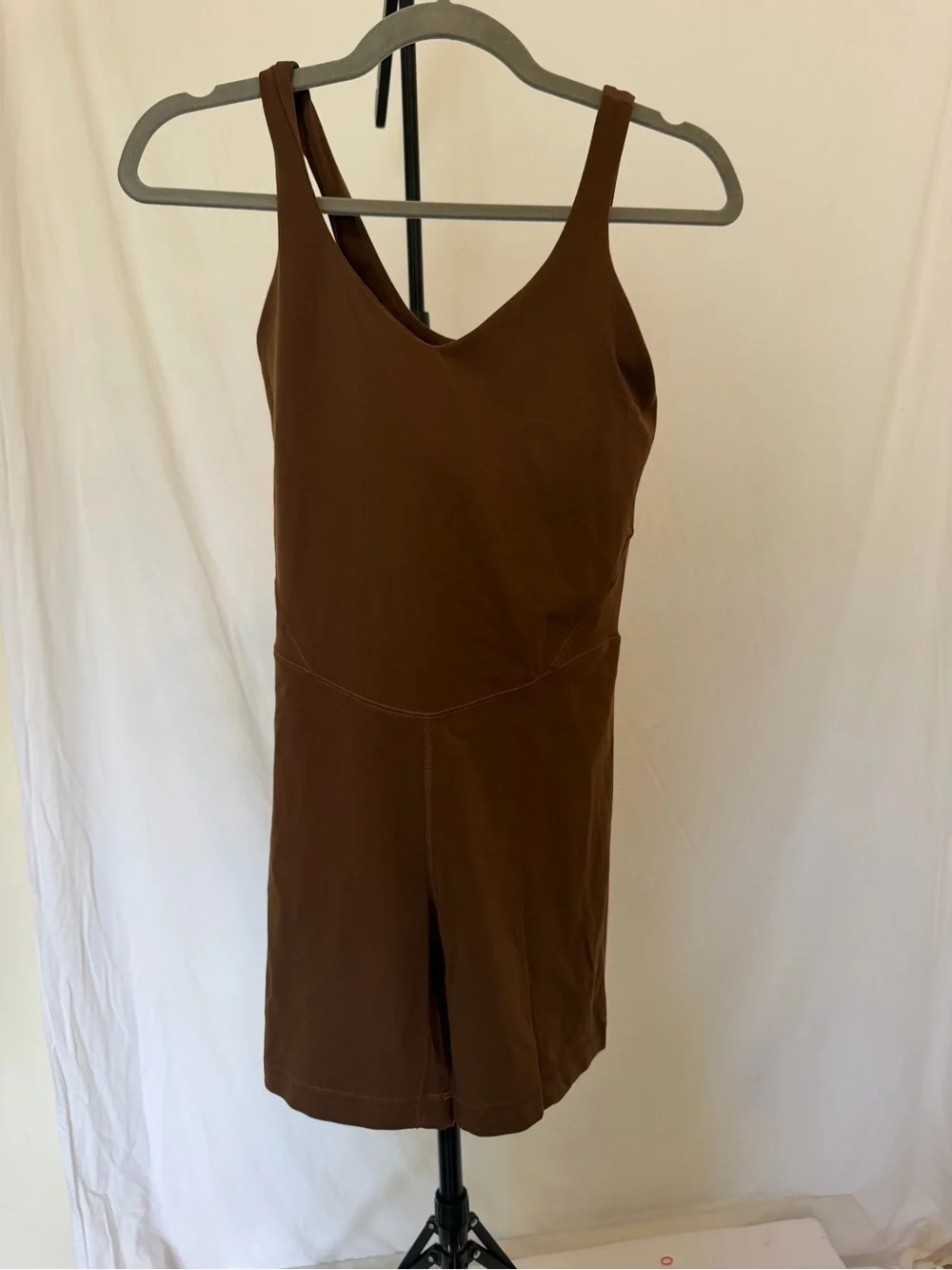 Lululemon Align Bodysuit 6” Espresso Brown Size 6 Built-In Bra